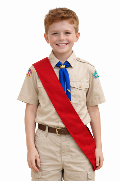 Youth Twill Sash Closed at the Bottom