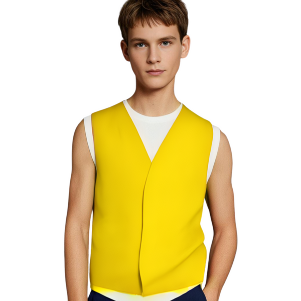Youth Felt Yellow Patch Vest