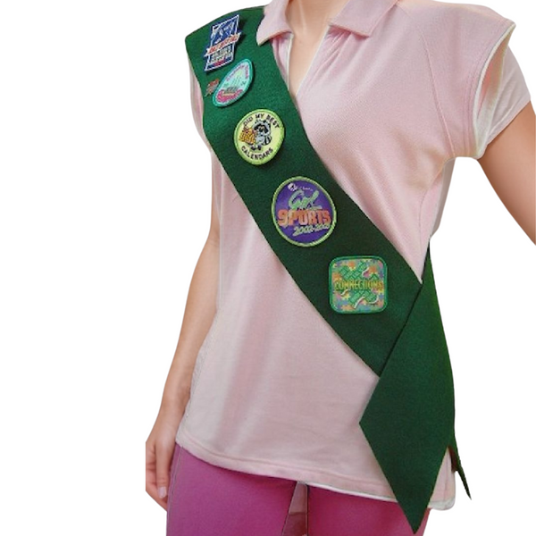 Plus Size Adult Felt Patch Sash