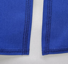 top stitch finished edges
