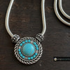 Beaded Turquoise Pearl Snap