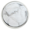 Marble Shell Acrylic Snap - White