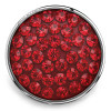 Custom Snap Jewelry Candy Rhinestone Snap - Maroon Ginger Charm Magnolia Vine Button by SnapAccents