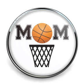 Custom Snap Jewelry Basketball Mom Snap Ginger Charm Magnolia Vine Button by SnapAccents