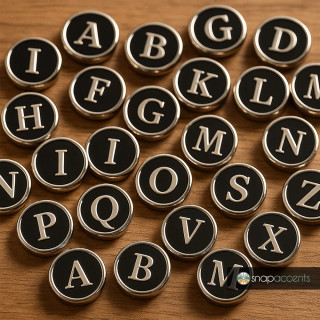 Black Letter Initial Snap