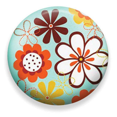 Custom Snap Jewelry Hippie Flower Enamel Snap Ginger Charm Magnolia Vine Button by SnapAccents