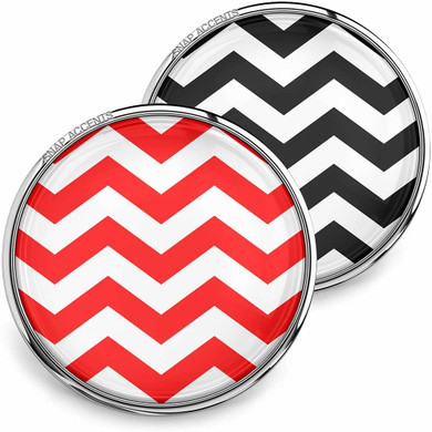 Custom Snap Jewelry Chevron Pattern Snap Ginger Charm Magnolia Vine Button by SnapAccents