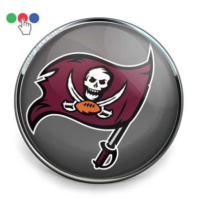 Custom Snap Jewelry Pirate Football Flag Ginger Charm Magnolia Vine Button by SnapAccents