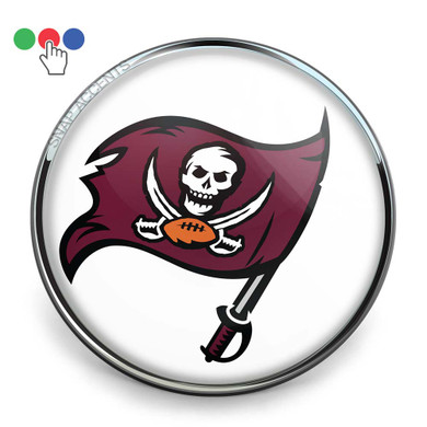 Custom Snap Jewelry Pirate Football Flag Ginger Charm Magnolia Vine Button by SnapAccents