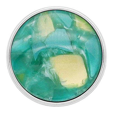 Custom Snap Jewelry Jade Seashell Snap Ginger Charm Magnolia Vine Button by SnapAccents