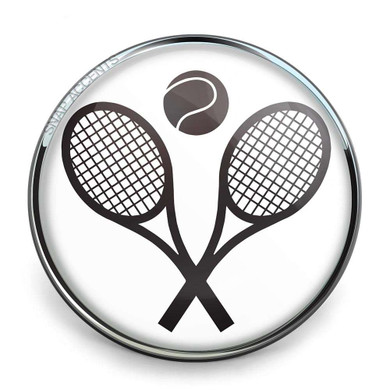 Custom Snap Jewelry Tennis Ball / Racquet Snap Ginger Charm Magnolia Vine Button by SnapAccents