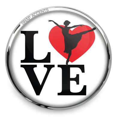 Custom Snap Jewelry Dance Love Snap Ginger Charm Magnolia Vine Button by SnapAccents