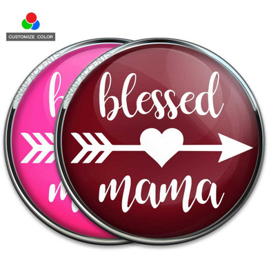 Custom Snap Jewelry Blessed Mama Snap Ginger Charm Magnolia Vine Button by SnapAccents