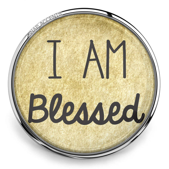 Blessed Snap Jewelry Charm - 18mm Magnolia Vine Ginger Prayer Button For Necklaces & Bracelets - View #10
