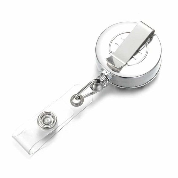 Custom Snap Jewelry Metal Snap Badge Reel - Heart Scroll Ginger Charm Magnolia Vine Button by SnapAccents