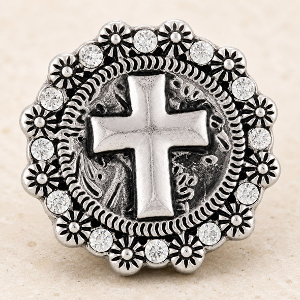 Cross Faith Snap On Necklace Snap Jewelry