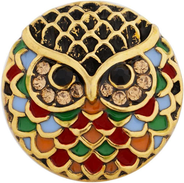 Owl Snap - Multi-Color Vintage