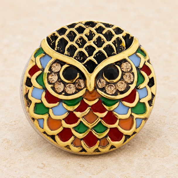 Owl Snap - Multi-Color Vintage