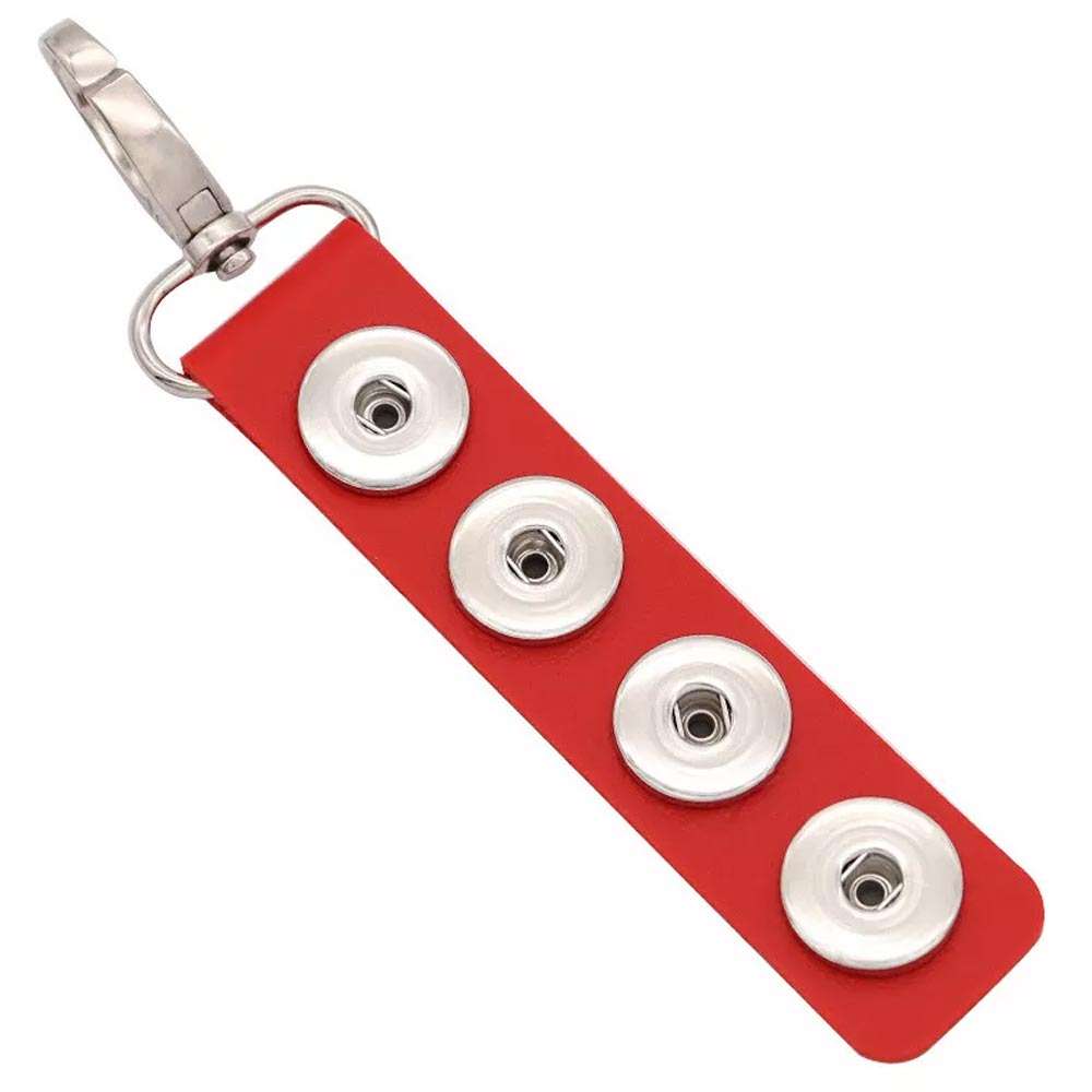 4 Snap Keychain - Red