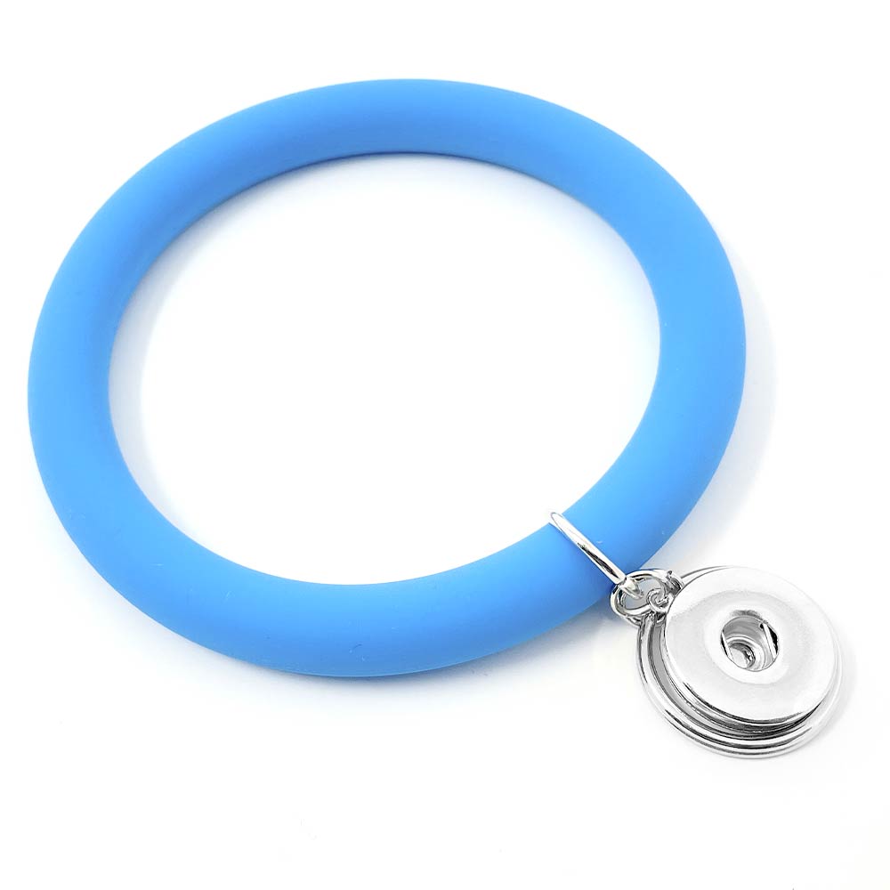 Wrist Silicone Snap Keychain