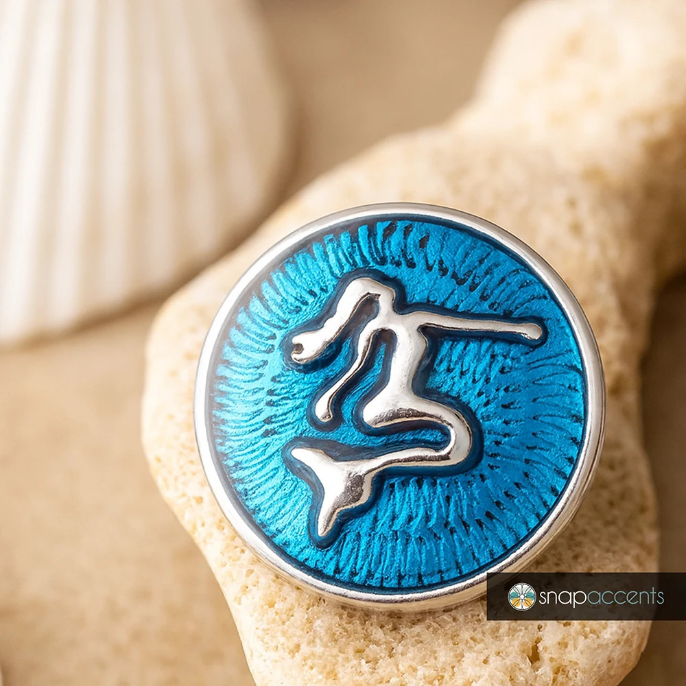Mermaid Enamel Snap
