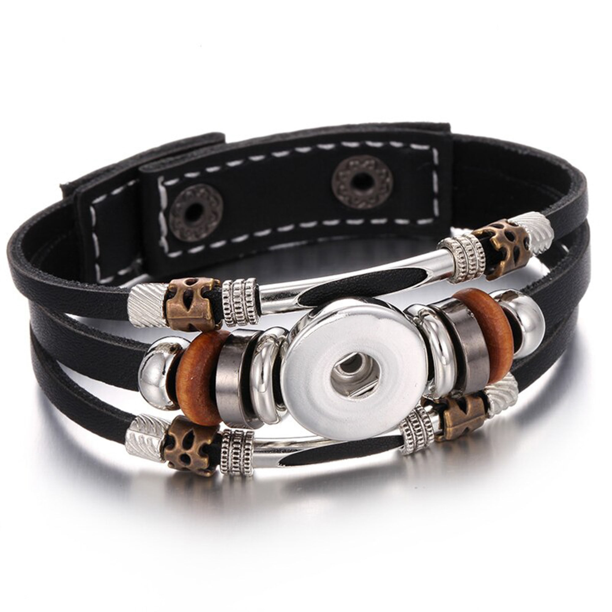 Layered Bohemian Bracelet - Black