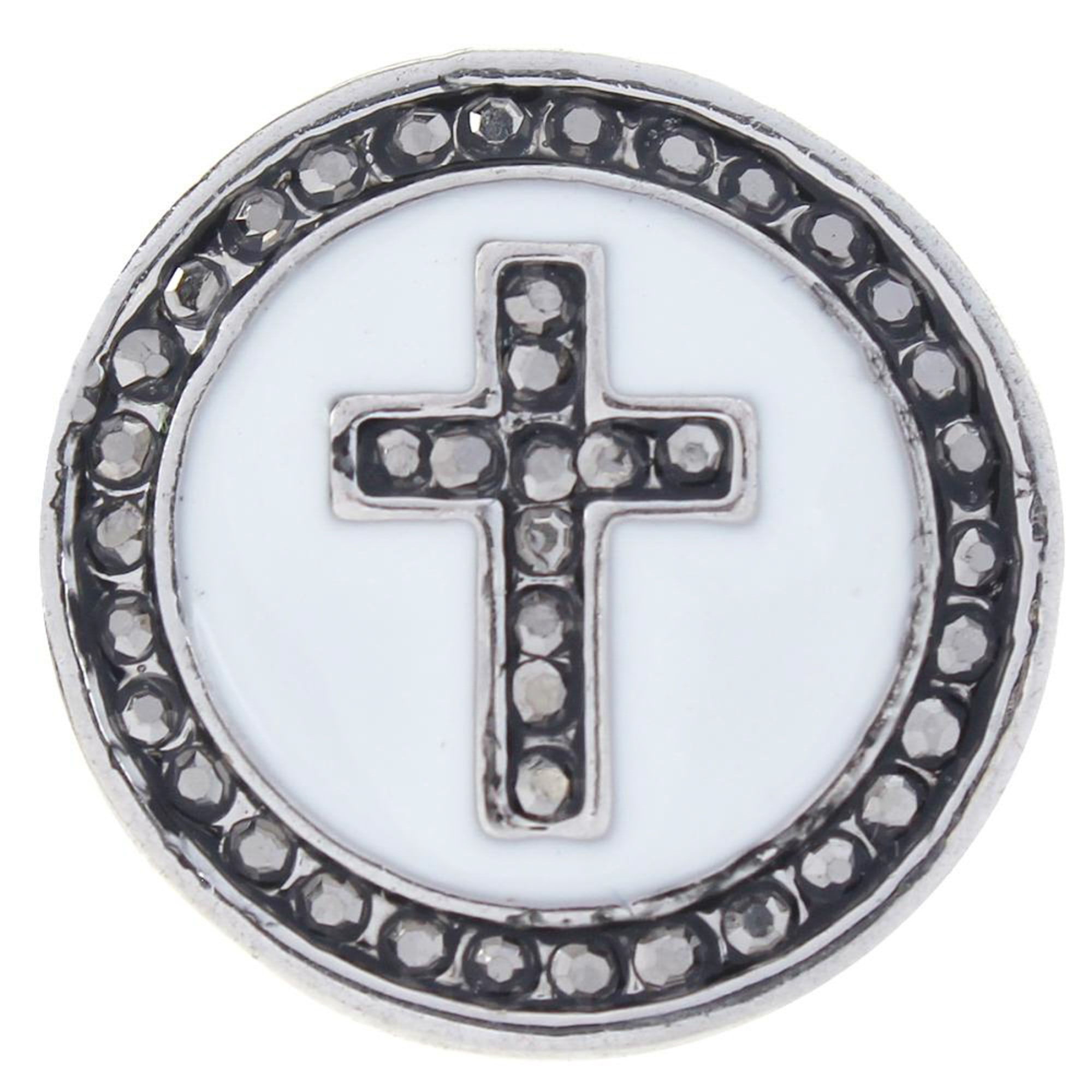 Cross Snap - White, Gray
