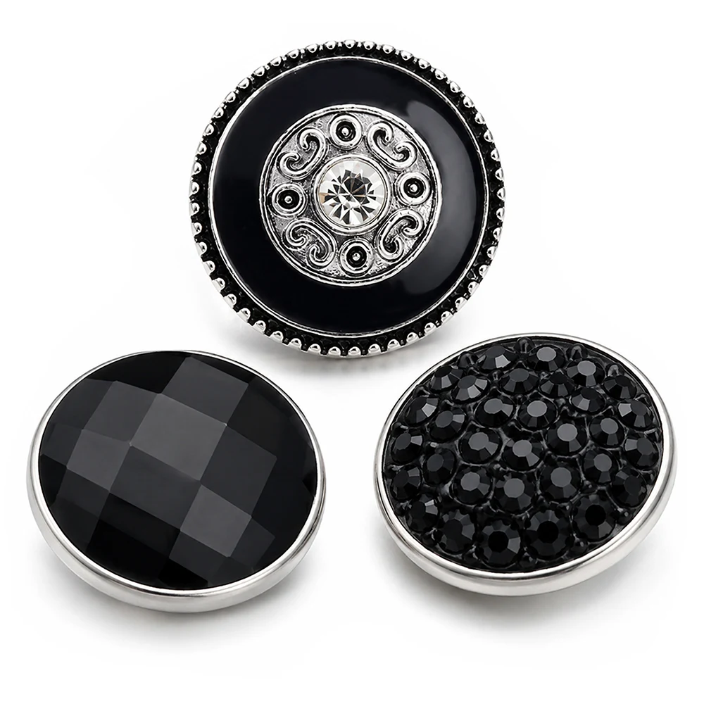 Snap Set - Blacks, 3 Snaps (#02)