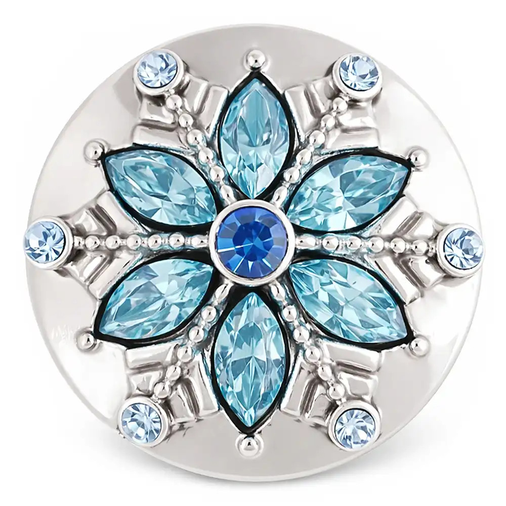 Snowflake Snap - Blue Rhinestone