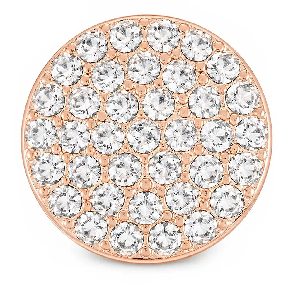 Glam Rhinestone Snap - Rose Gold