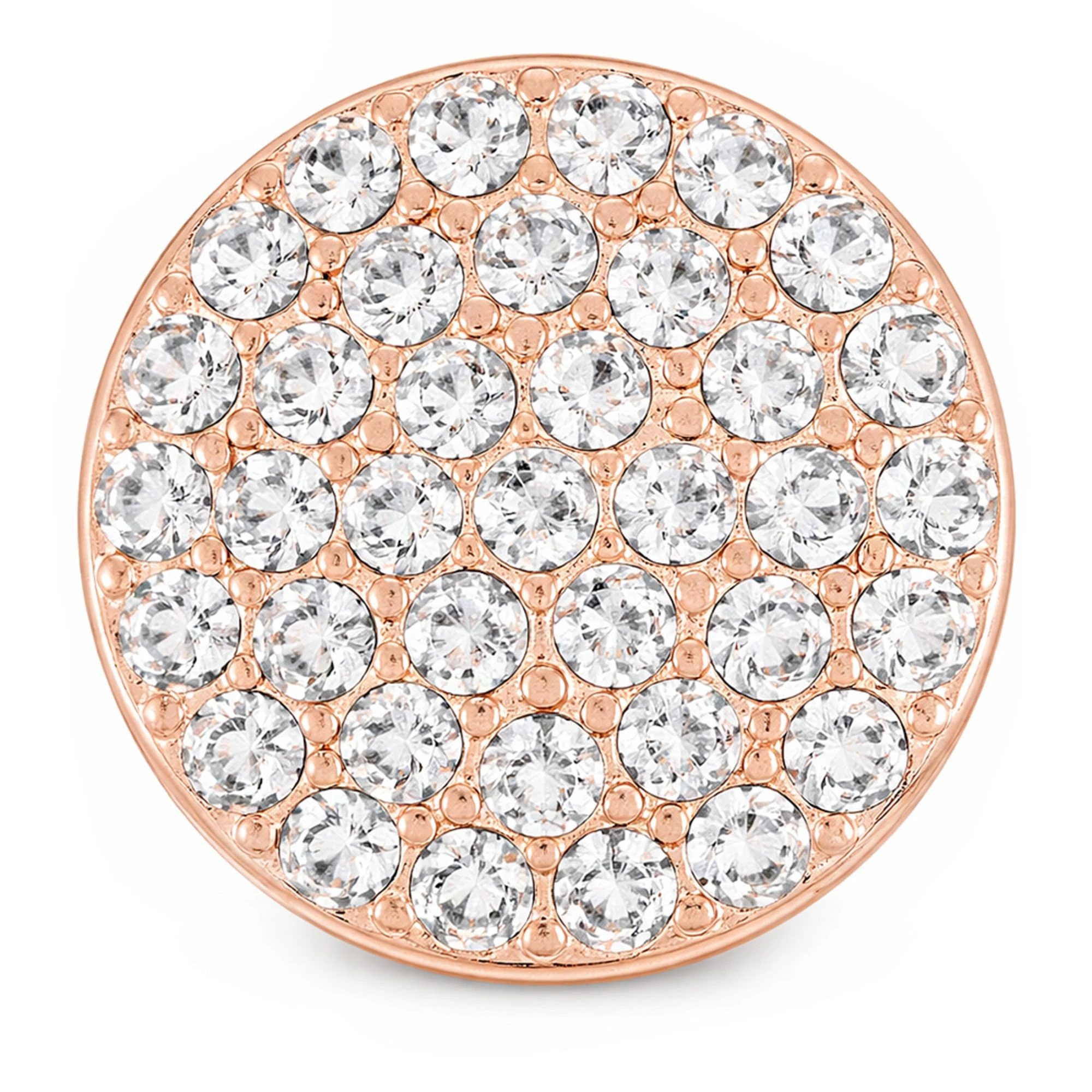 Glam Rhinestone Snap - Rose Gold