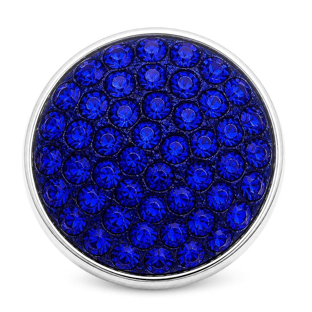 Candy Rhinestone Snap - Royal Blue