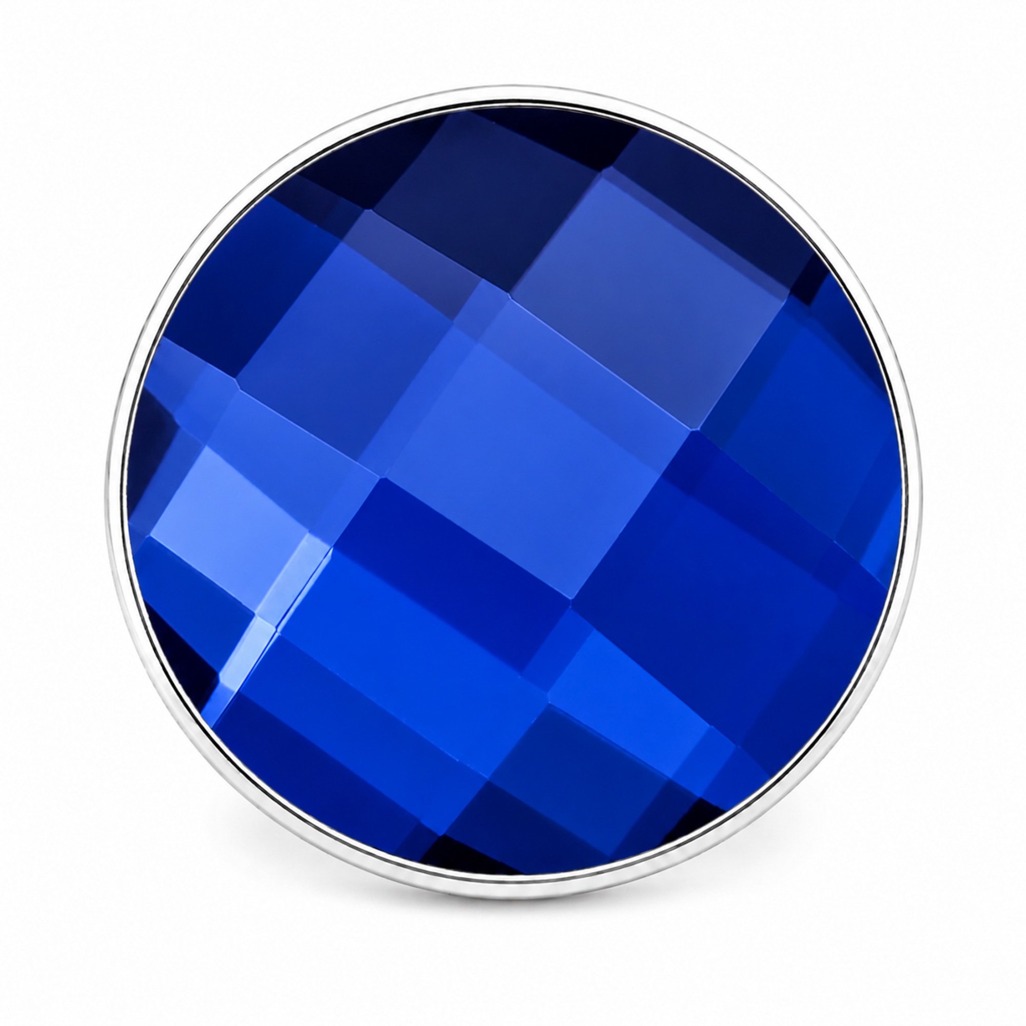 Simple Faceted Snap  - Blue