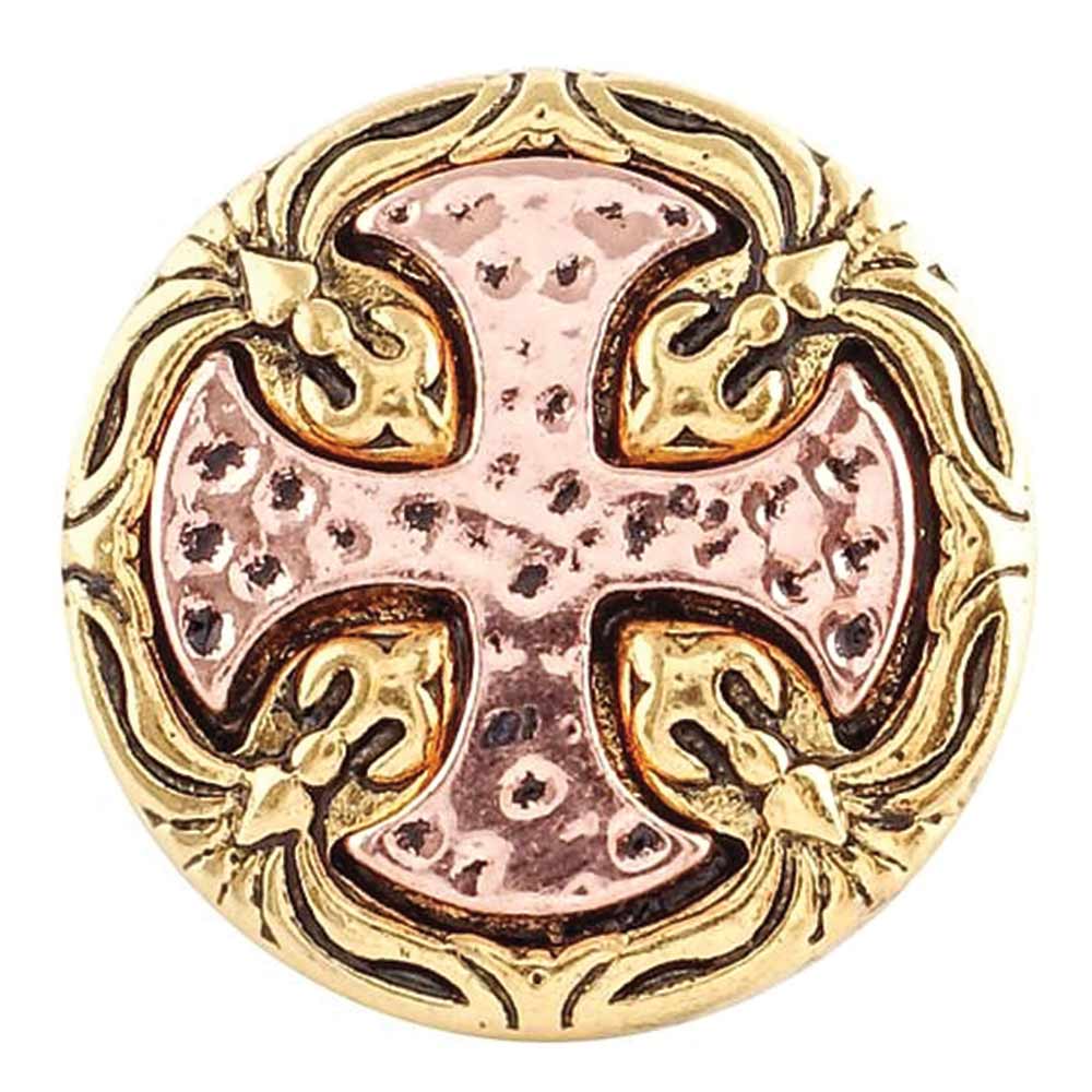 Cross Snap - Rose Gold / Gold