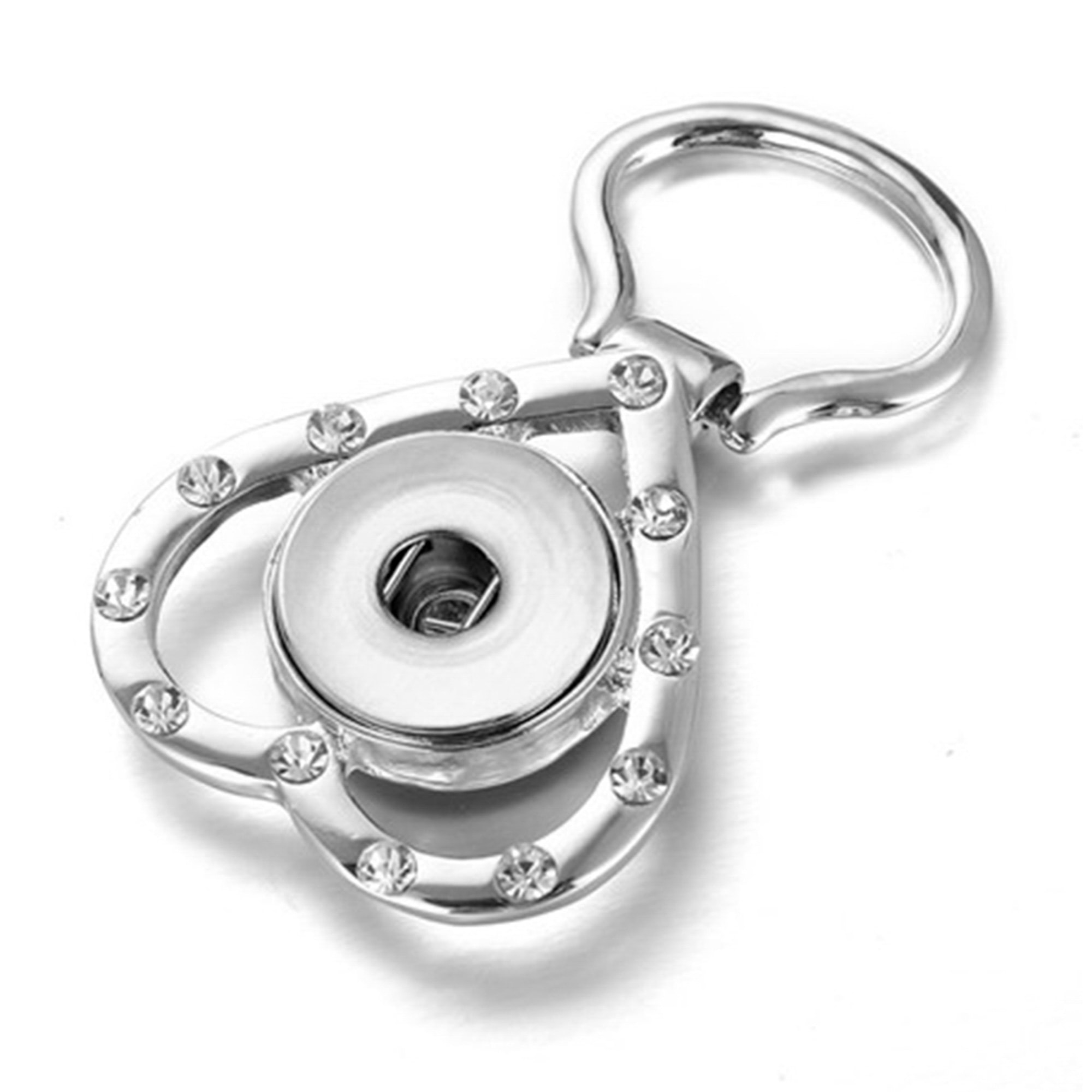 Snap Eyeglasses Badge Holder - Heart