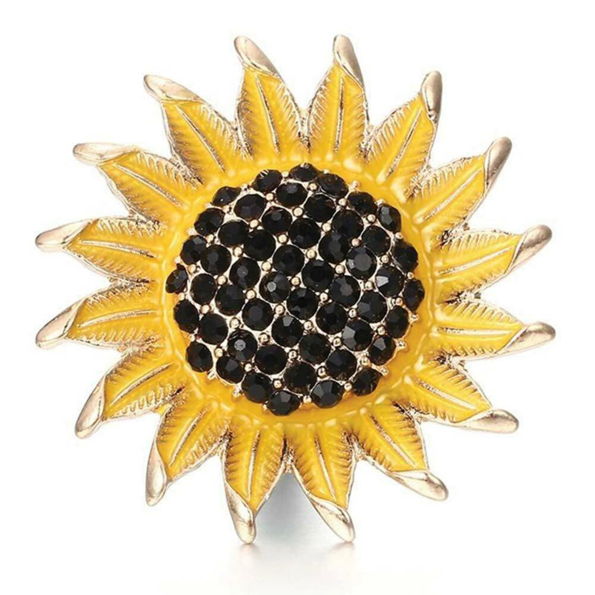 Sunflower Snap - Yellow, Black