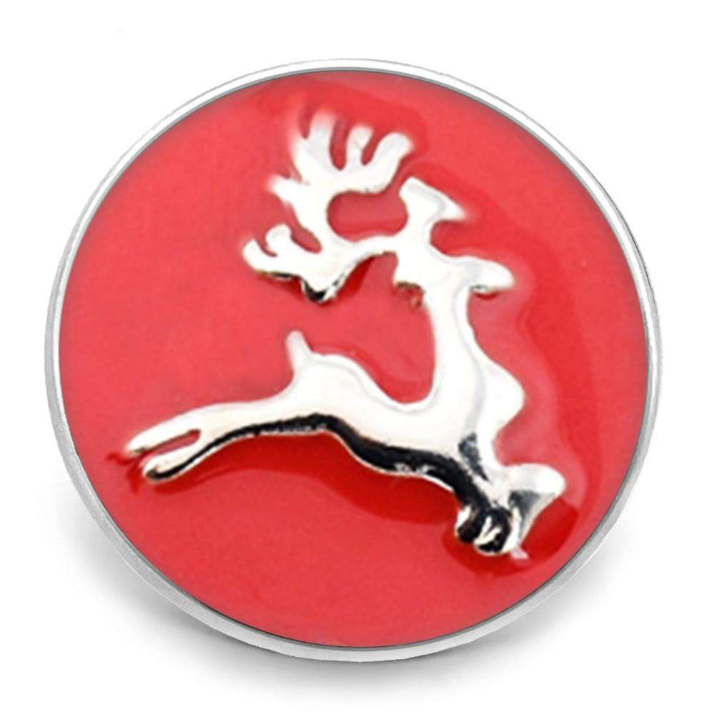 Reindeer Snap - Red Enamel