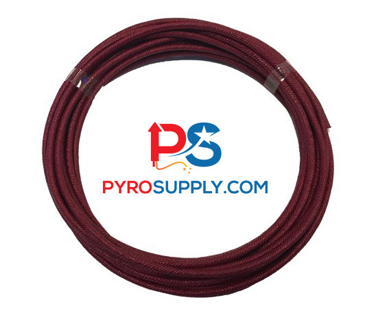 Fuse - 28.6 to 29.3 Seconds a Foot - Slow Cannon Hobby Fuse Red