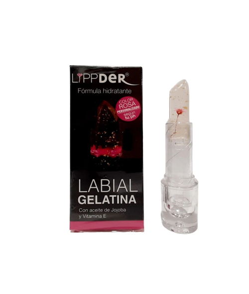 LIPPDER LABIAL GELATINA 1 ENVASE 3,5 G COLOR ROSA