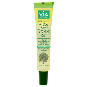 ViA Natural Oil for Hair, Scalp & Body Treatment (Tea Tree Oil) (1.5oz)