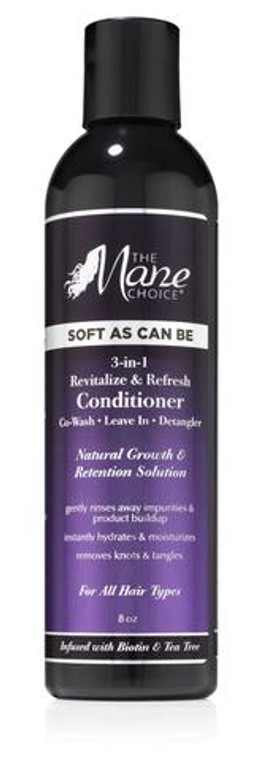 SOFT AS CAN BE REVITALIZE & REFRESH 3-IN-1 CO-WASH, LEAVE IN, DETANGLER