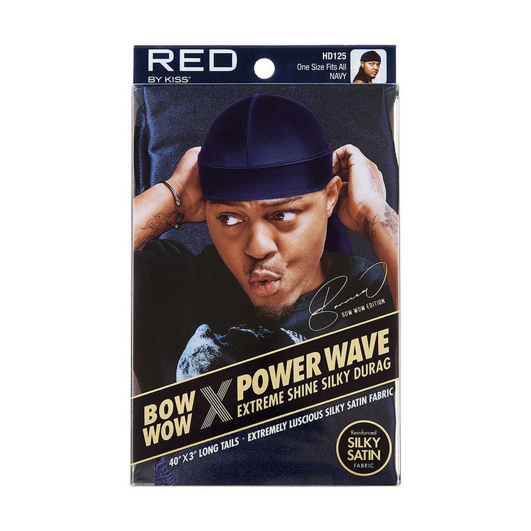 POWER WAVE SILKY DURAG, BLACK