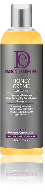 Design Essentials Honey Creme Moisture Retention Super Detangling Conditioning Shampoo