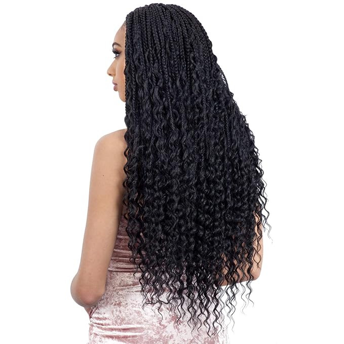 FreeTress Synthetic Hair Crochet Braids Boho Hippie Braid 22"