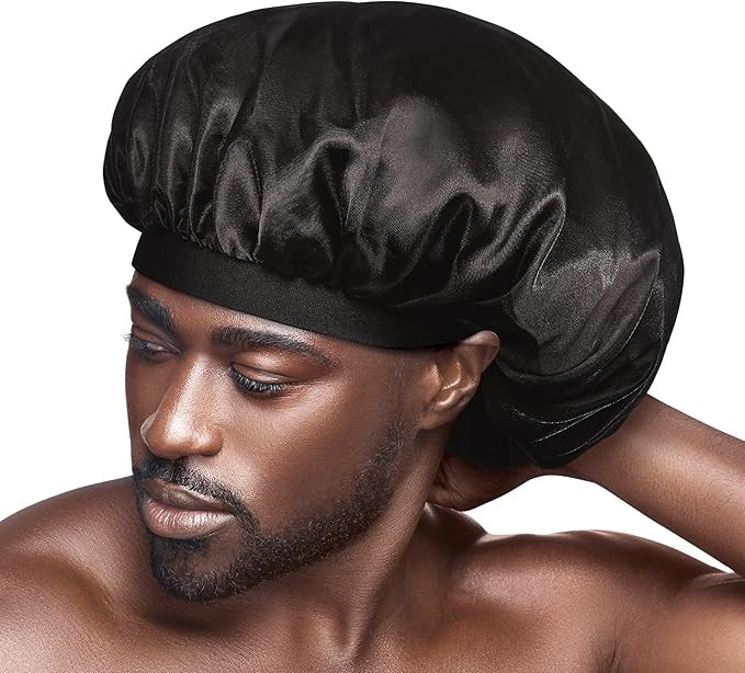 Men's Silky Satin Hair Bonnet
