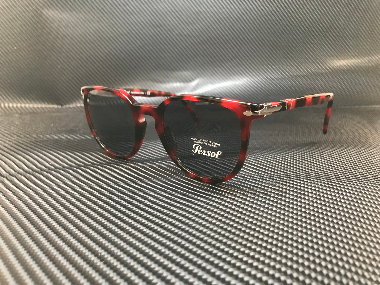 Persol 3231-S Sunglasses Red Smoke / Blue Gradient 1104/3F NEW – Celebrity  Owned