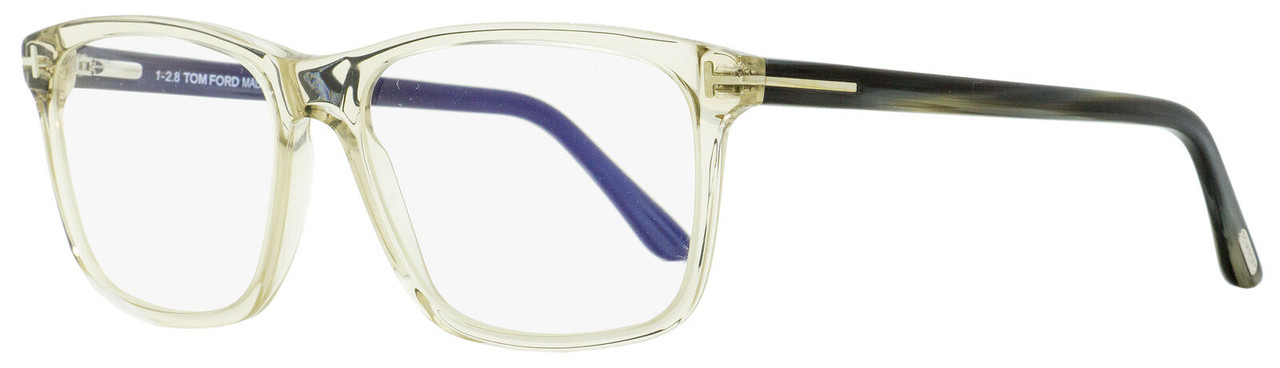 TOM FORD FT5479-B 020 Transparent Grey Rectangle Square Men's mm Eyeglasses