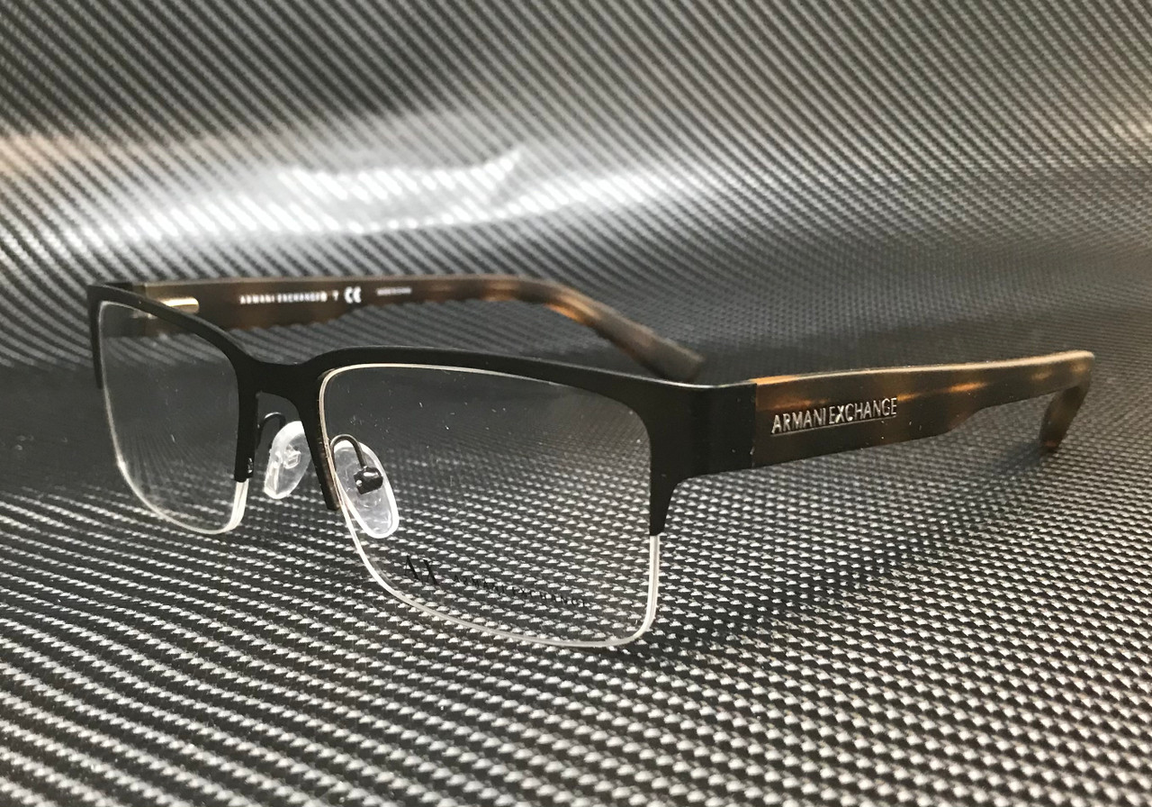 ARMANI EXCHANGE AX1014 6000 Black Rectangle 53 mm Men s Eyeglasses