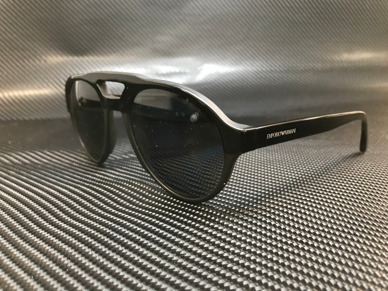 EMPORIO ARMANI EA4128 501781 Black Pilot 54 mm Men s Polarized