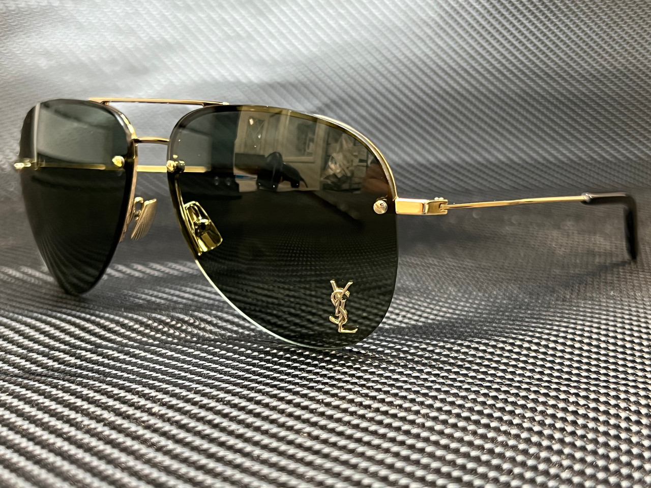 SAINT LAURENT Classic 11 M 003 Gold Unisex Authentic Sunglasses 59mm